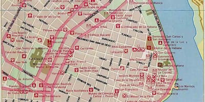 老古巴哈瓦那地图
