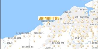 地图jaimanitas古巴